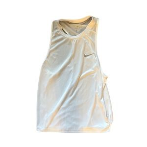 Nike Running Dri-FIT Tank Top White Small EUC